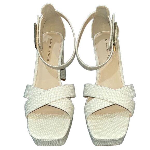 FTF Ankle Strap Wide-Width Block Heels - Picture 4 of 14